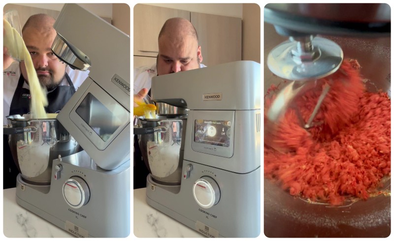 Pici all'aglione invertito: preparate l'impasto per i pici con una planetaria 