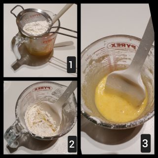 preparazione pastella crema al microonde