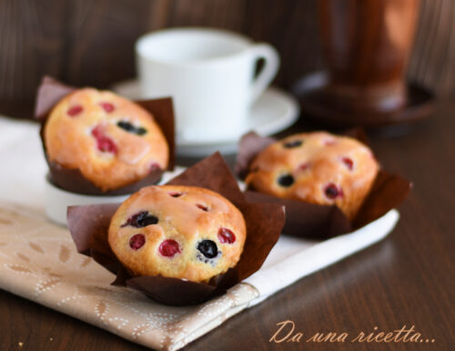 Muffins ai frutti rossi sofficissimi