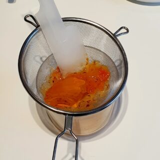 preparazione salsa di cachi