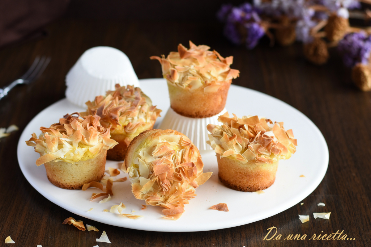 cupcake sfogliatella serviti