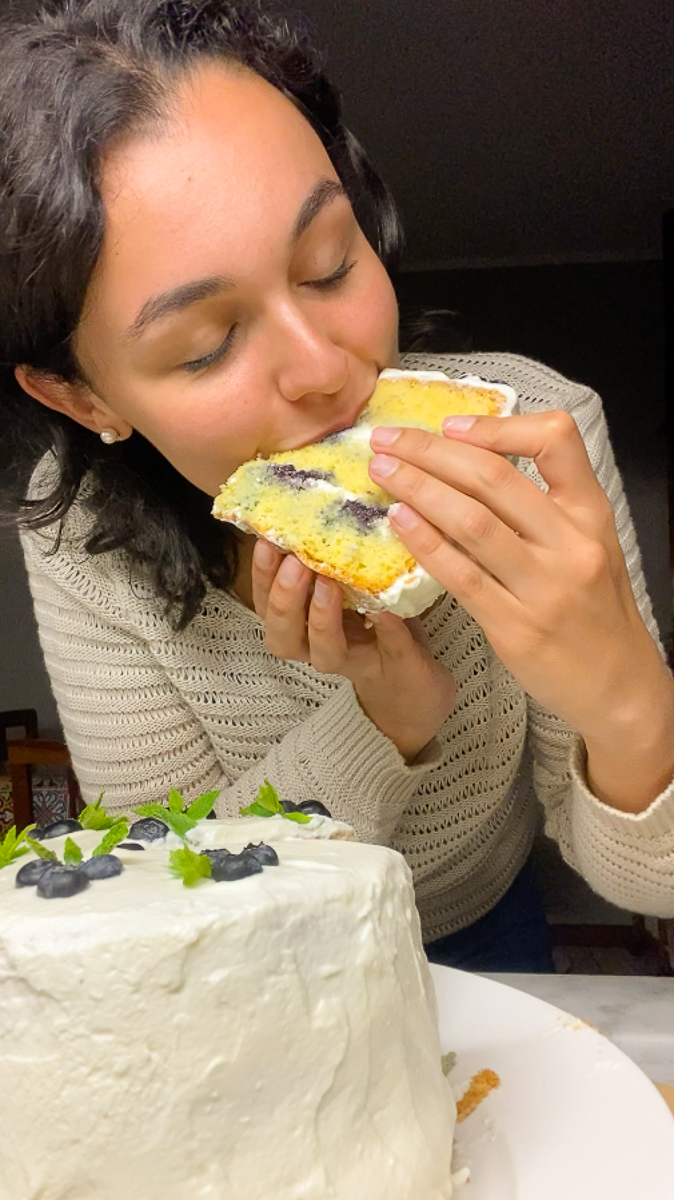 Torta ai mirtilli 