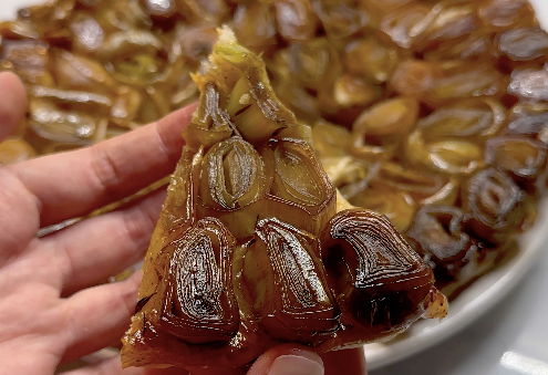 Tarte tatin ai porri