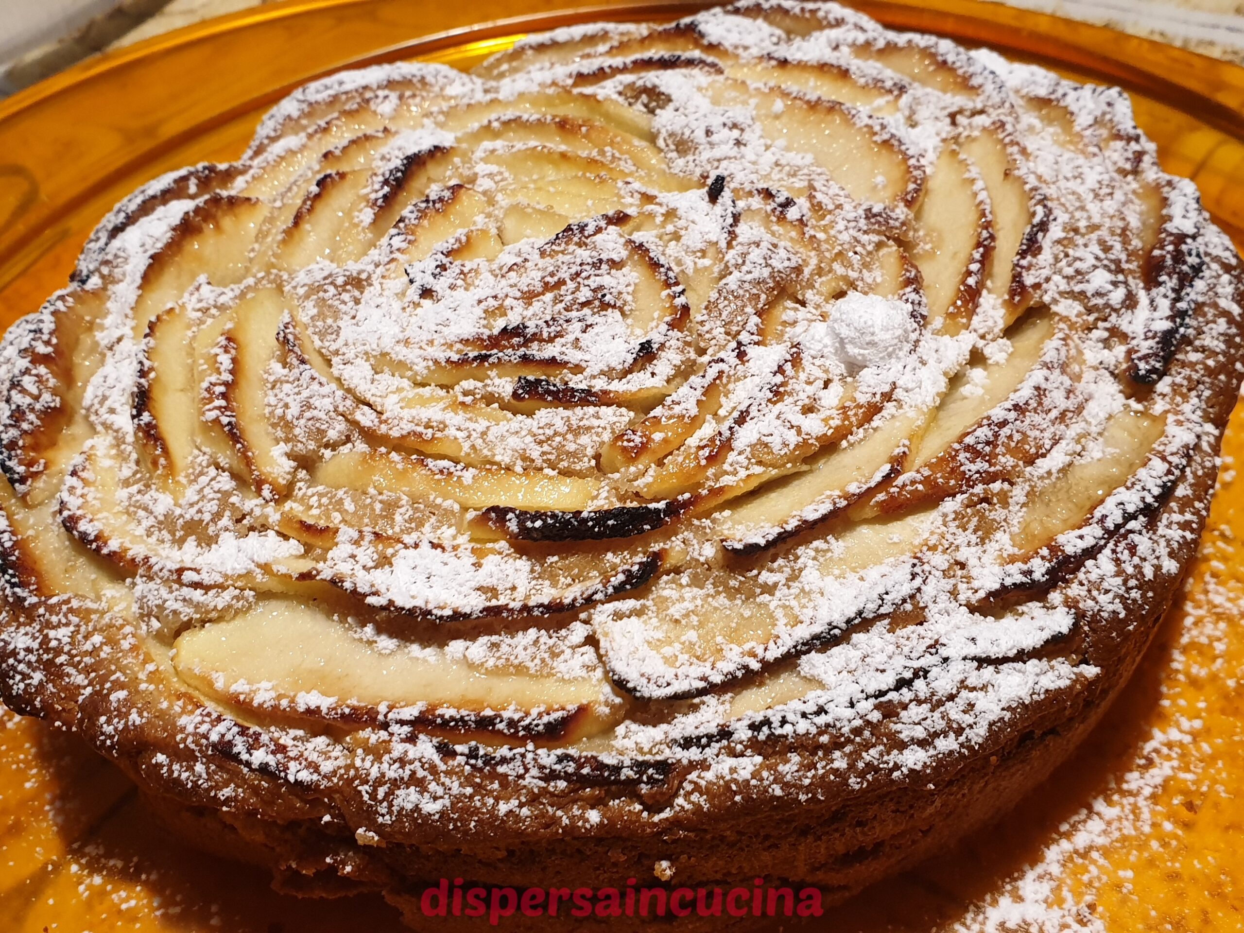 torta di mele con farina integrale