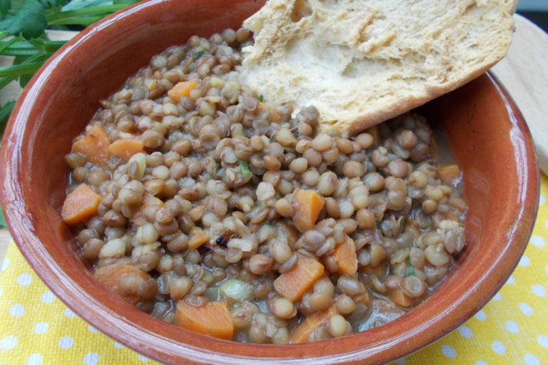 Zuppa di lenticchie – ricetta light