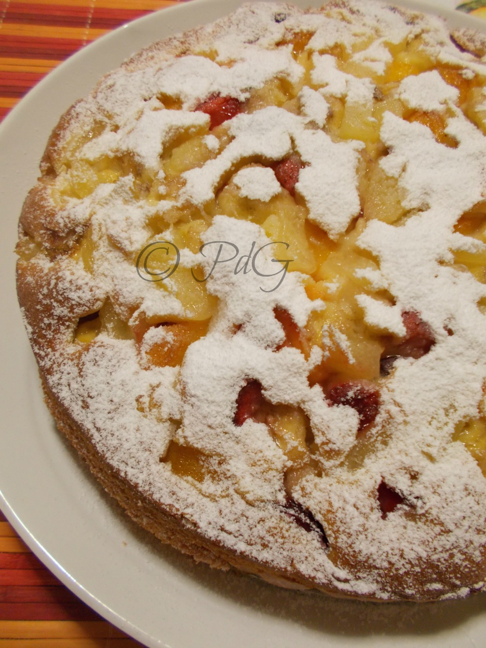 Torta soffice alla frutta di stagione