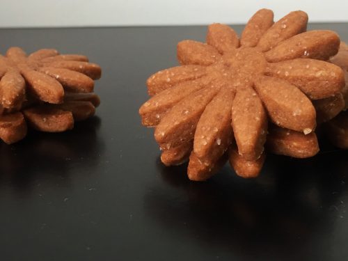 Biscotti 3D con namelaka al cioccolato