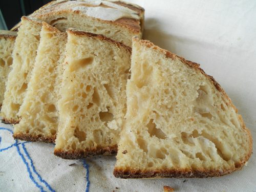 Pane con farina di kamut e lievito madre