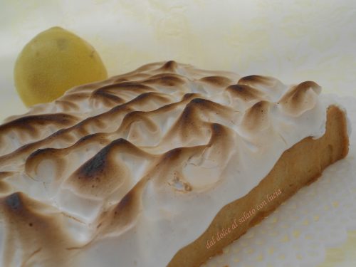Crostata meringata al limone, ovvero lemon meringue pie