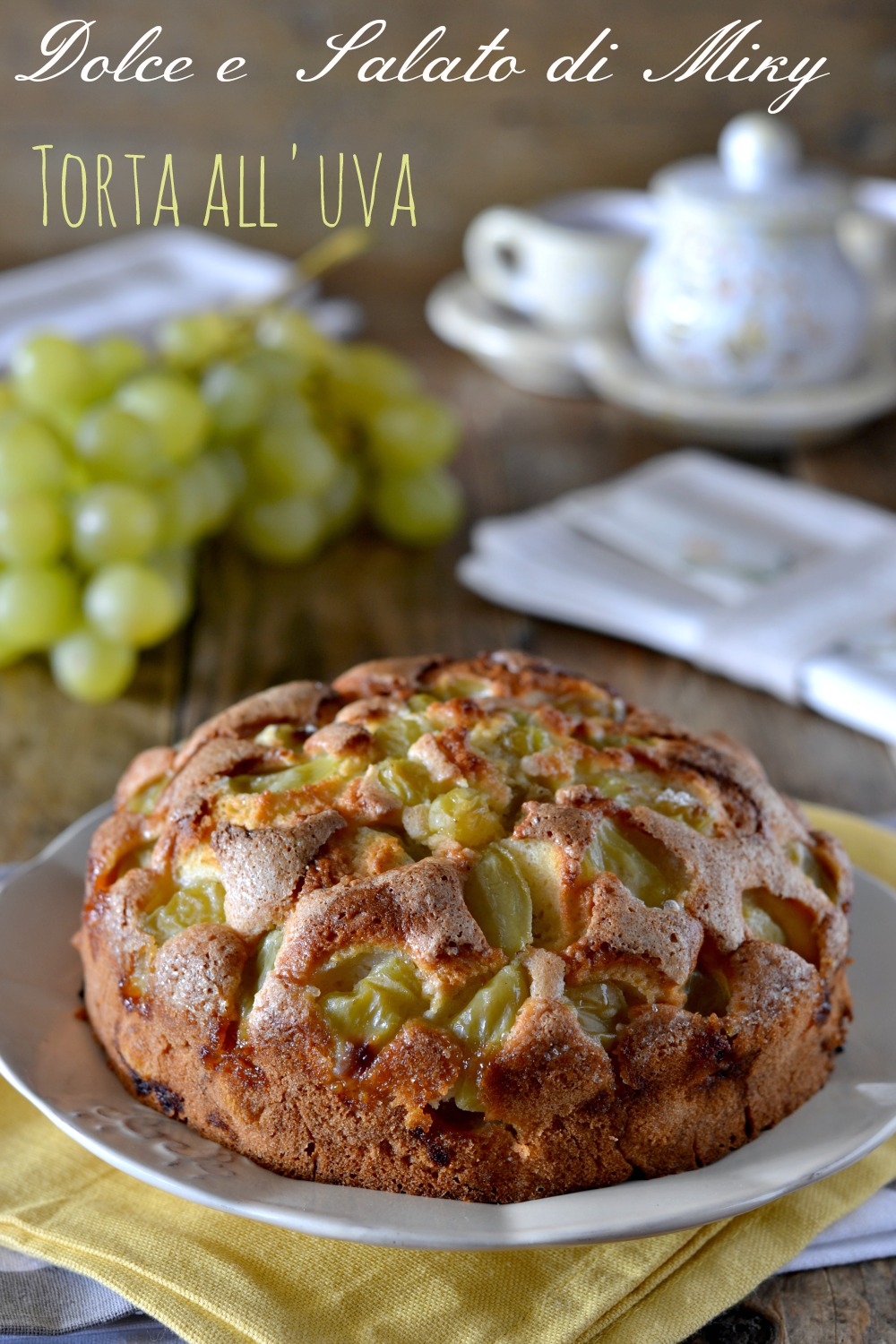 Plumcake all'Uva: ricetta soffice e sfiziosa