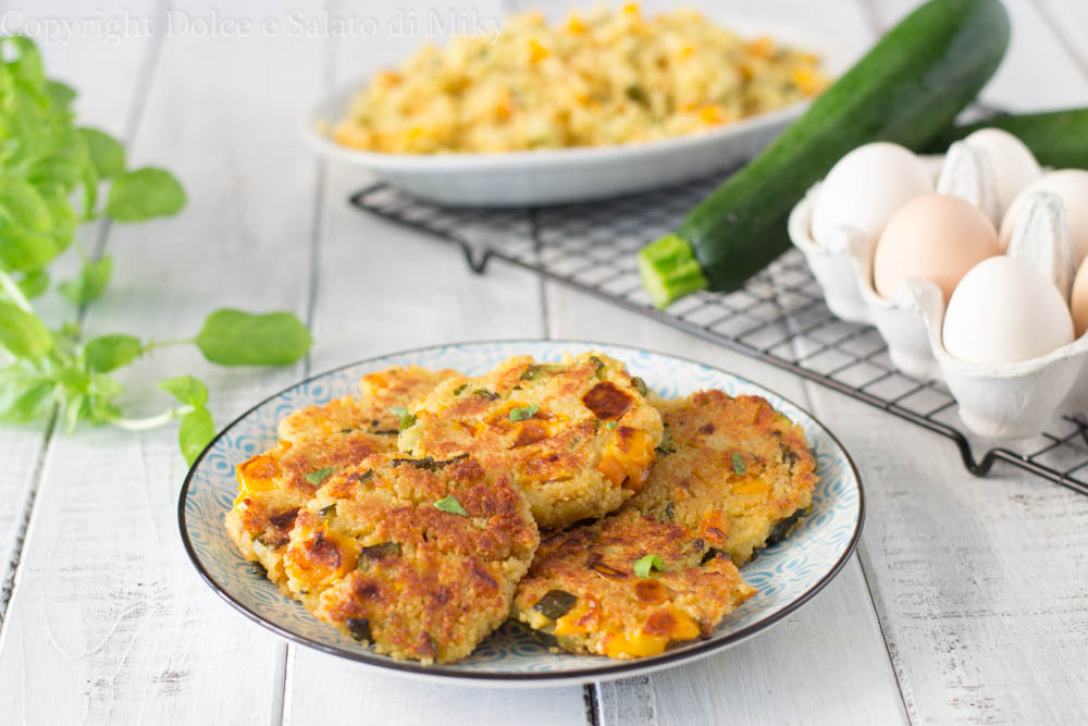 Hamburger di cous cous e verdure