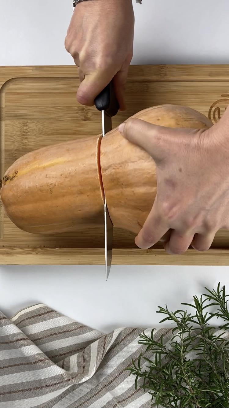 Burger di zucca
tagliate una parte