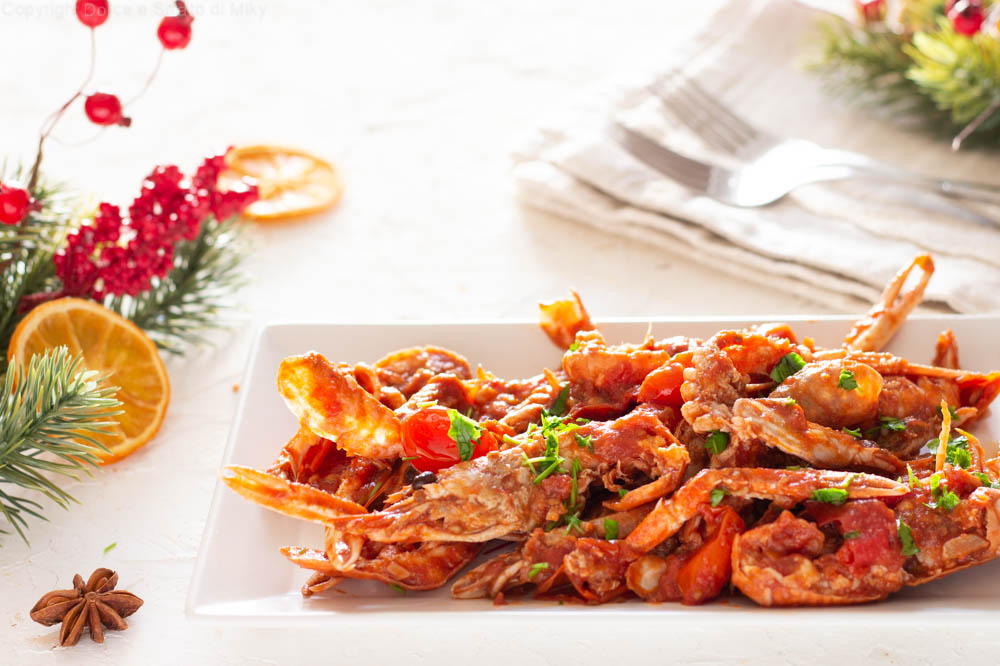 Scampi al pomodoro