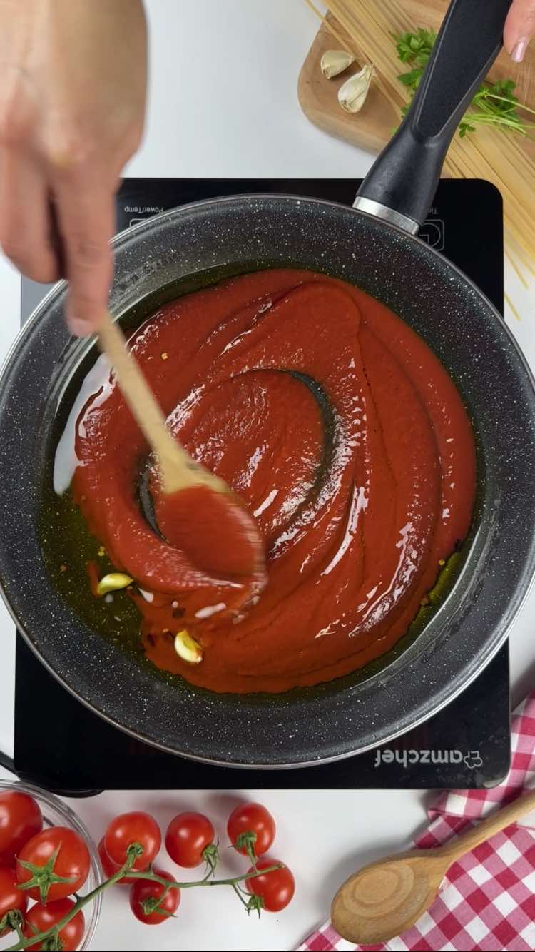 Pasta all'assassina 
mescola 
