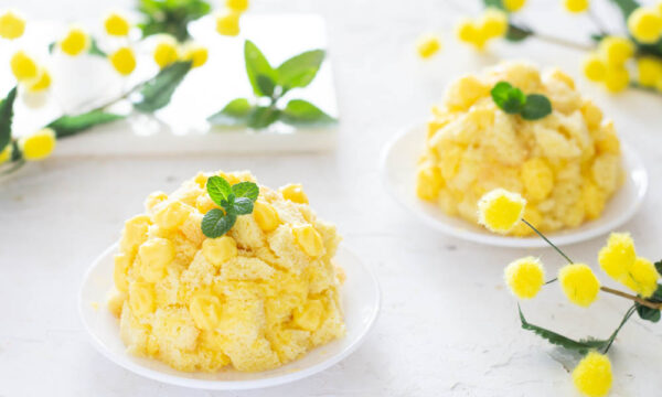 Torta mimosa monoporzione