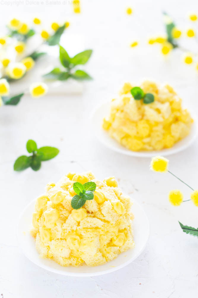 Torta mimosa monoporzione