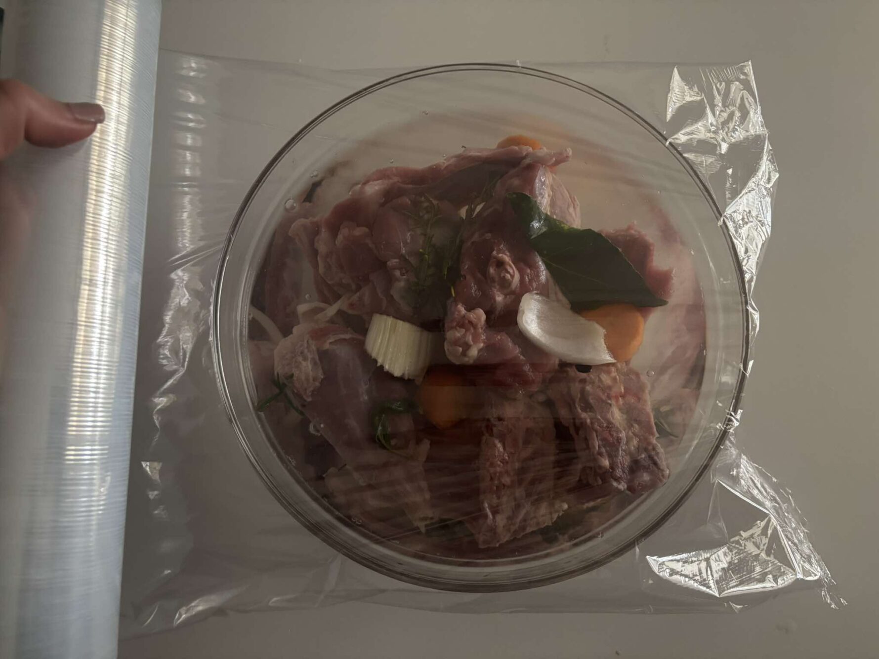 Agnello al forno
copri con pellicola