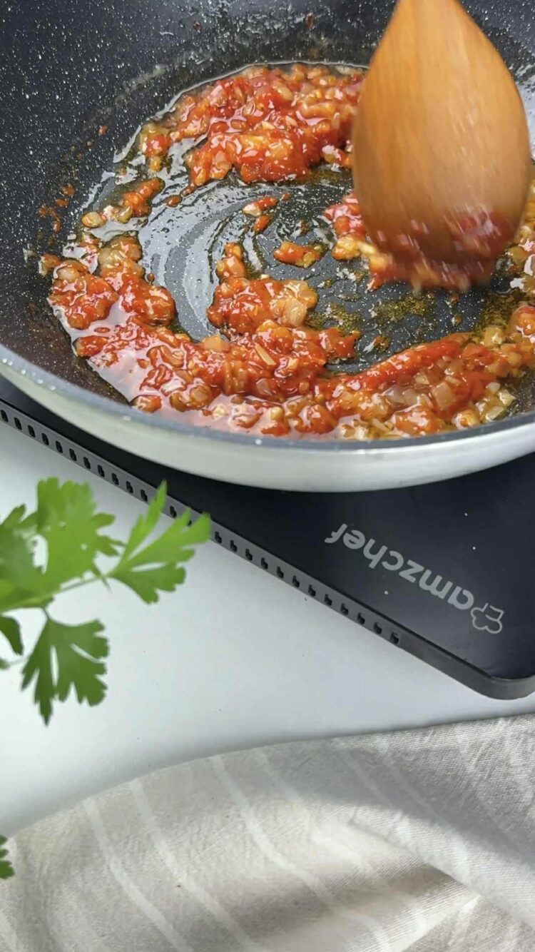 Penne alla vodka
mescola e cuoci
