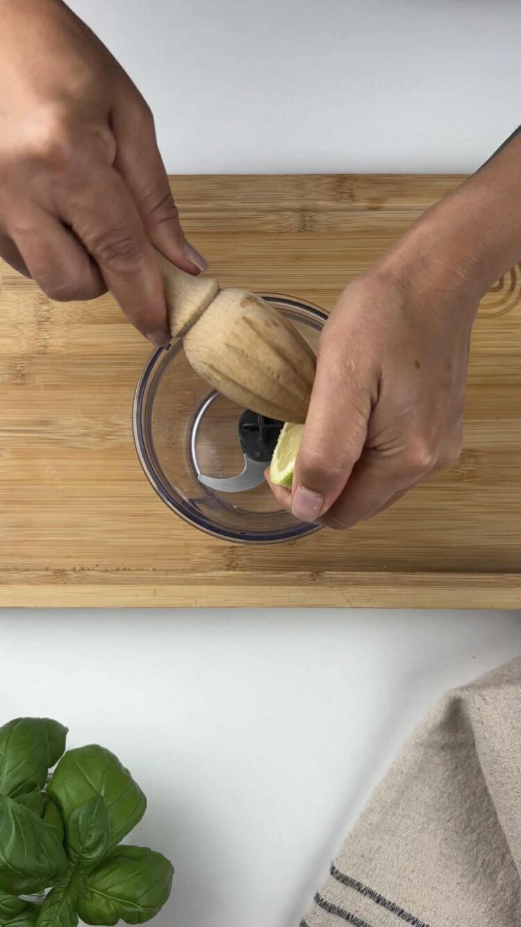 Pasta al pesto di limoni e zucchine
aggiungi il succo