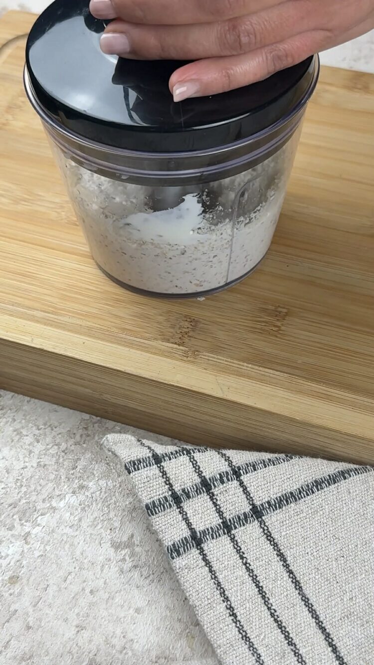 Pasta con crema di ricotta e noci
frulla il tutto