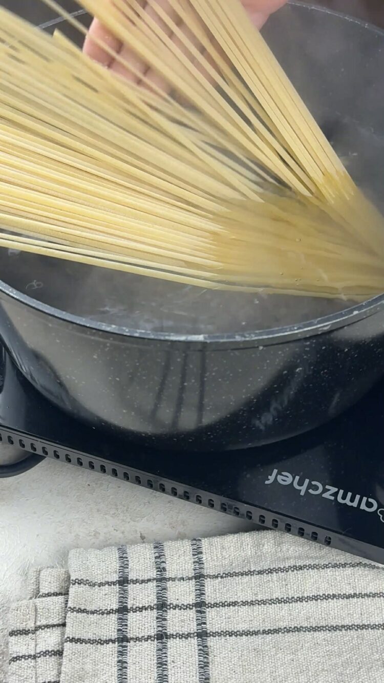 Pasta alla milanese
cuoci la pasta al dente