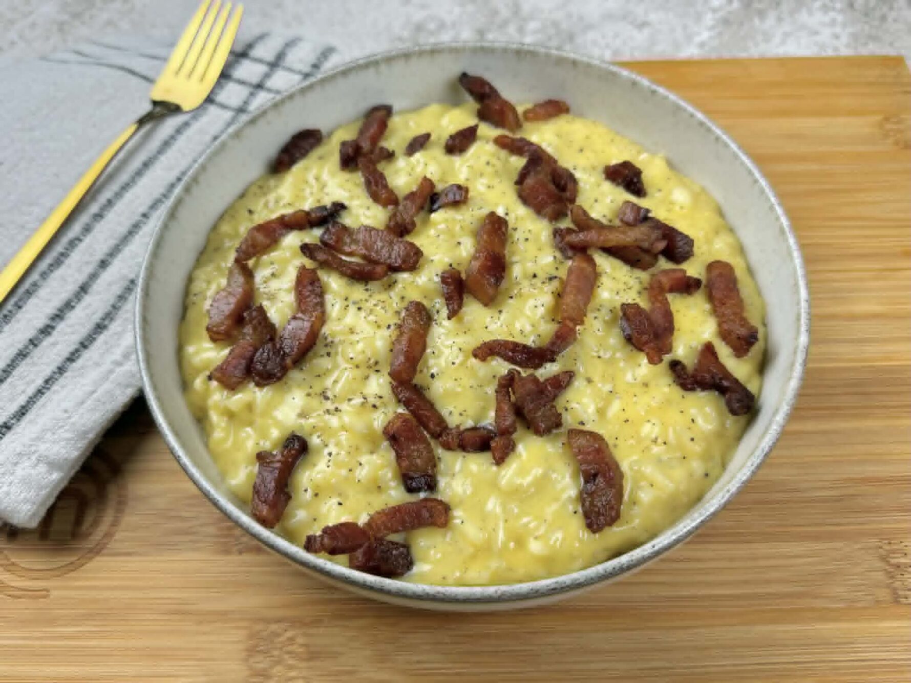 Risotto alla carbonara