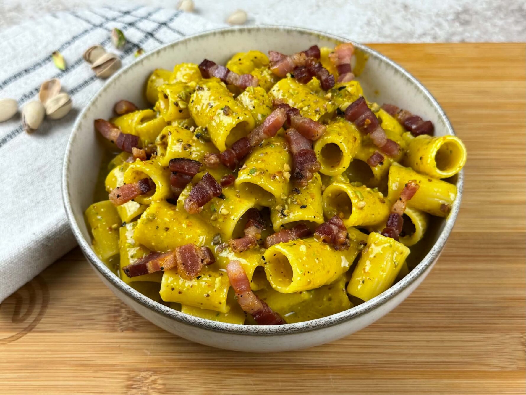 Carbonara al pistacchio