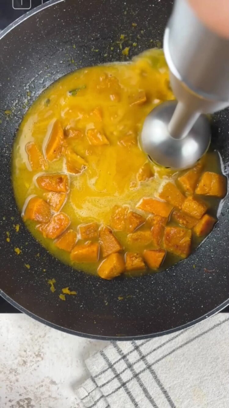 Risoni zucca e guanciale
frulla la zucca