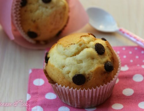 Muffin al cioccolato senza lattosio