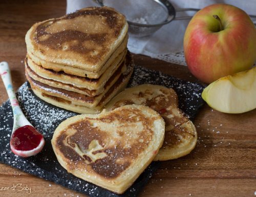Pancake al cuore di mele e cannella