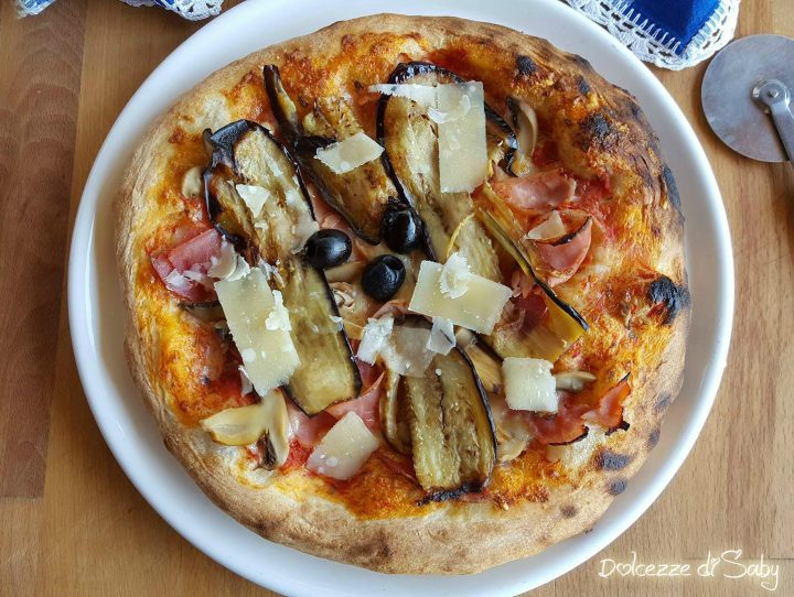 Impasto per pizza con lievito madre secco