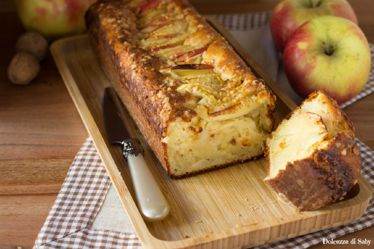 Mini plumcake mele e nocciole