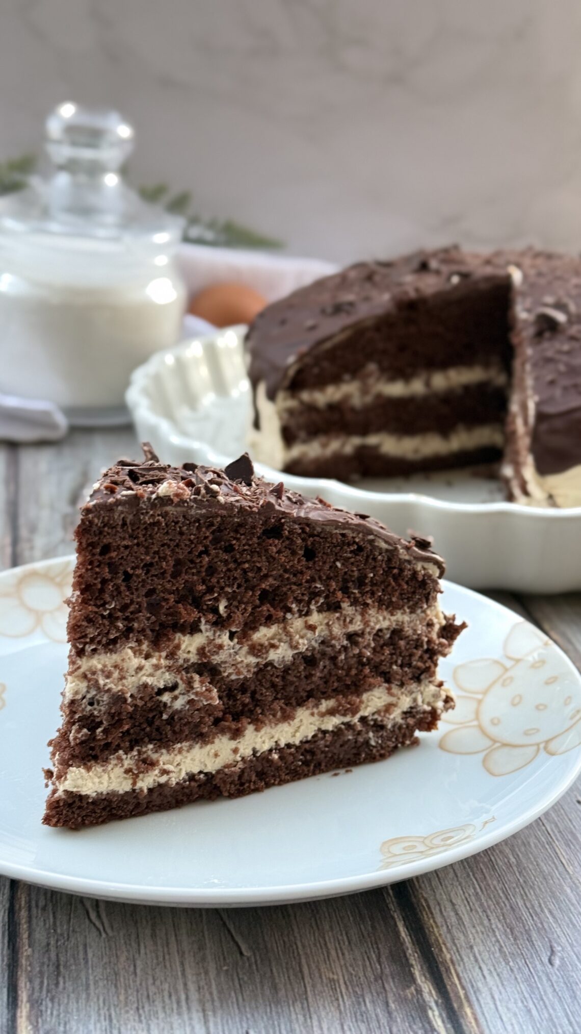 Torta al cacao con crema al caffè - Dolci Delizie