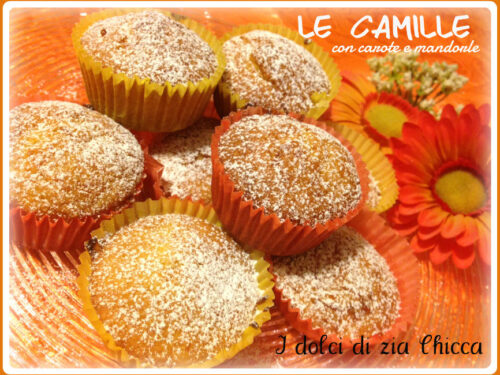 Muffin di carote e mandorle simil Camille