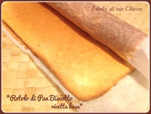 Rotolo di pan biscotto, ricetta base
