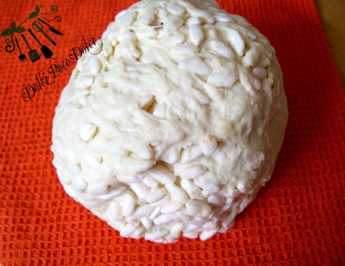 Pasta lievitata con riso soffiato – impasto base