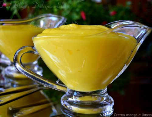 Crema mango e limone