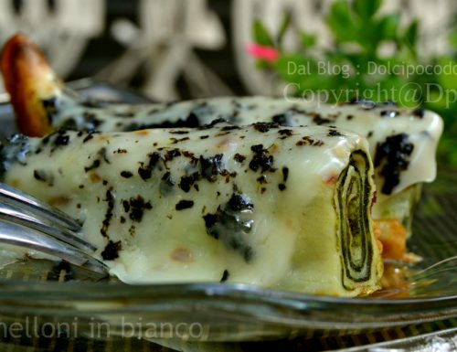Cannelloni in bianco