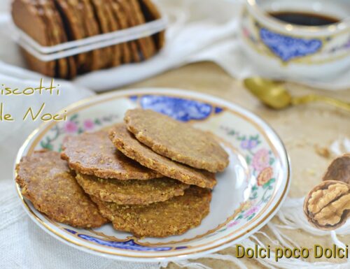 40 Biscotti alle noci per dieta Keto senza zucchero e farina. Sottili croccanti veloci