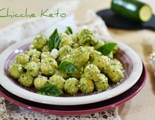 Dieta Keto pranzo con Chicche di zucchine e tonno Senza farina e patate