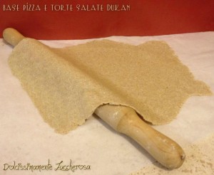 Base pizza e torta salata Dukan ricetta light 