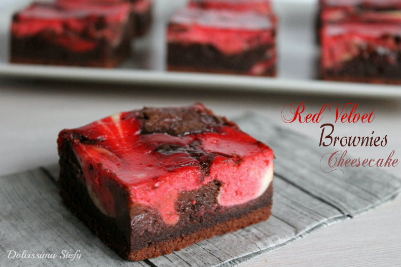 Red Velvet Brownies Cheesecake