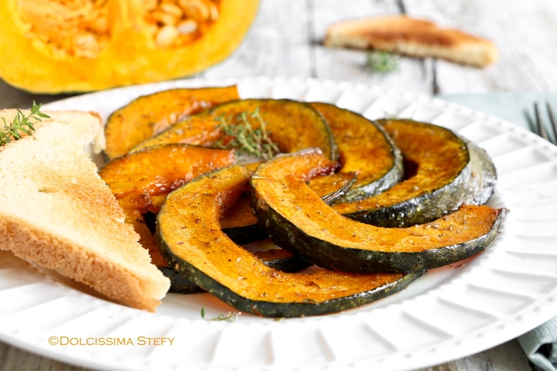 zucca al forno con miele