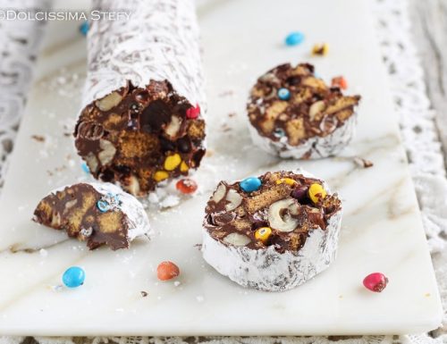 Salame dolce al Cioccolato e Smarties