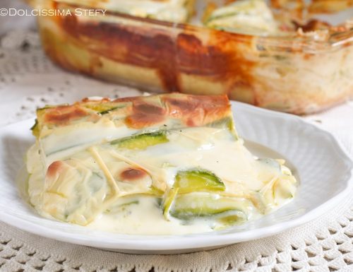 Lasagne Mozzarella e Zucchine