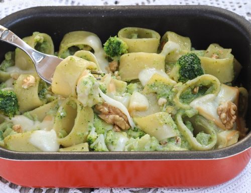 Pasta al forno con Broccoli e Provola