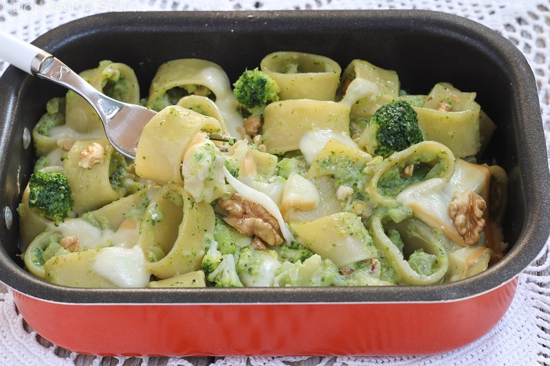 Pasta al forno con Broccoli e Provola| le ricette di Dolcissima Stefy