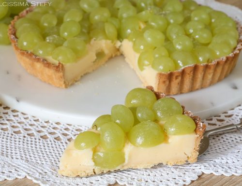 Crostata Uva e Crema pasticcera