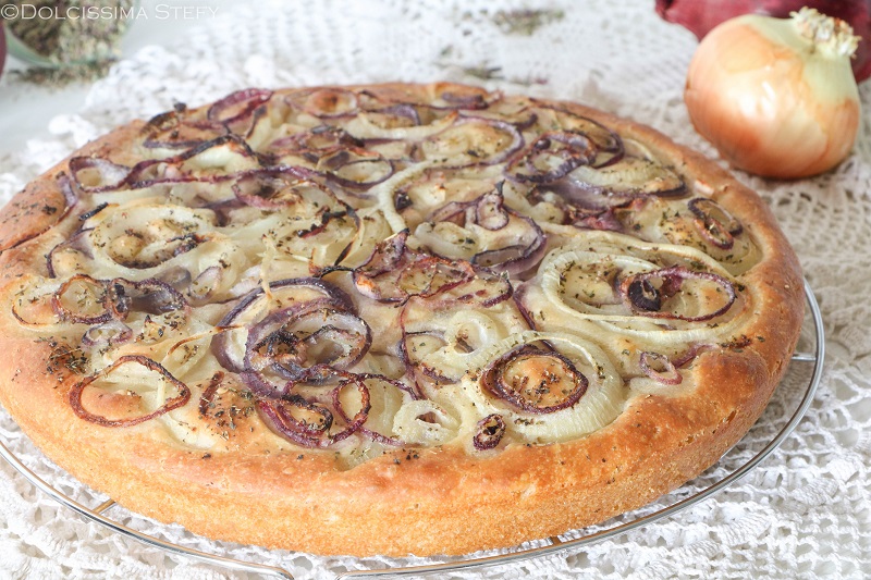 focaccia con le cipolle
