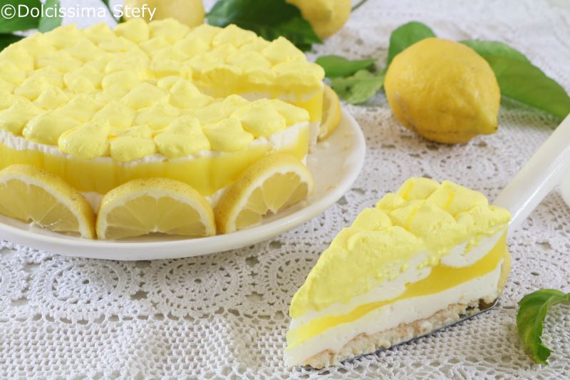 Torta al Limone cremosa